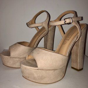 ASOS Suede Platform Heels